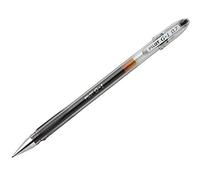 Pilot G107 - Bolígrafo de tinta de gel (punta de 0,7 mm, 12 unidades), color negro
