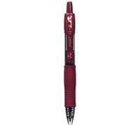 Pilot G2 Pixie - Mini bolígrafo roller de gel (punta de 0,7 mm, 12 unidades), color rojo oscuro