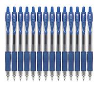 Pilot G2 Premium - Bolígrafos de gel recargables y retráctiles, punta extrafina, tinta azul, paquete de 14 (15388)