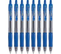 PILOT G2 Premium - Bolígrafos de gel recargables y retráctiles, punta gruesa, azul, paquete de 8 (15319)