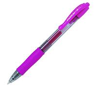 Pilot G207 - Bolígrafo de bola retráctil, color rosa