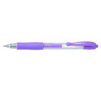 Pilot G207 - Bolígrafo de punta redonda de gel (retráctil, punta de 0,7 mm, 12 unidades), color violeta pastel