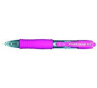 PILOT G207 Hada Retráctil Gel Bolígrafo 0.7mm Punta - Rosa/Violeta/Celeste, Paquete de 3 - Rosa, Box of 12