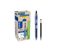 Pilot Greenpack B2P Eco Gel de 0,7 mm, negro, 10 bolígrafos y 10 recambios, (WLT556190)