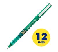 Pilot - hi-tecpoint v7 - bolígrafo tinta líquida punto medio - verde