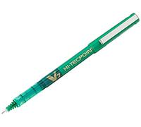 Pilot Pen - Bolígrafo de tinta líquida Hi-Tecpoint V7 - punto medio - Verde - Caja 12 unidades