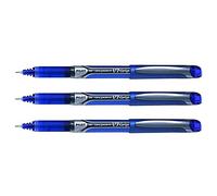 Pilot Pen – Bolígrafos roller Hi‑Tecpoint V7 Grip PTE media Azul – Pack de 6