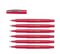 Pilot - Juego de 6 rotuladores Extra fino sw-ppf 0,4 mm rojo