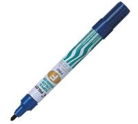 PILOT Lot de 12 Marqueurs Permanent SCA-F Corps Métal Pte ogive Fine Bleu