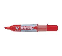 PILOT Lot de 12 Marqueurs pour tableau blanc V BOARD MASTER, Biseauté, Rouge