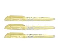 PILOT Lot de 12 Surligneurs FRIXION LIGHT SOFT Pte Biseau 4.00 mm Jaune pastel