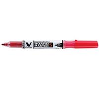 PILOT Lot de 3 Marqueurs tableau blanc V BOARD MASTER S Ultra Fine Rouge