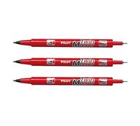 Pilot Rotuladores de punta fina (rojo, punta fina, rojo, plástico)