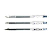 PILOT Lot de 3 Stylos roller à encre gel G-TEC-C4, bleu