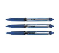 Pilot Lot de 3 Stylos roller à encre Hi-Tecpoint V7 RT, bleu