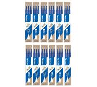 Pilot Pen - Recambios bolígrafo Frixion 0,7 BLS-FR7 - Tinta borrable - Pack 12 (3 uds/pack)