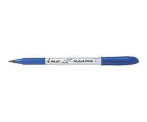 Pilot - Lote de 12 rotuladores CD-DVD Begreen punta media azul