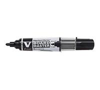 Pilot - Lote de 12 rotuladores recargable vboard master Begreen PTE cónico Fine negro