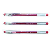 Pilot Bolígrafo G-1 – Punto fino 0,5 mm – Rojo