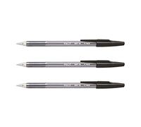 Pilot - Lote de 3 bolígrafos de punta fina BP-S-F, color negro