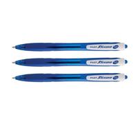 PILOT Lote de 3 bolígrafos de punta media 1.0, color azul