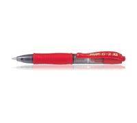 Pilot - Lote de 3 bolígrafos de tinta de gel G2 XS7 PIXIE (0,7 mm), color rojo