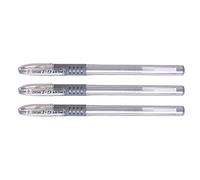 Pilot - Lote de 3 bolígrafos Gel G1 Grip bolígrafo 0,7 mm línea 0,5 mm plata