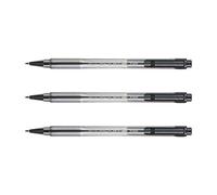 Pilot - Lote de 3 bolígrafos retráctiles BPS-Matic PTE Fine, color negro