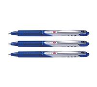 Pilot - Lote de 3 bolígrafos retráctiles, color azul