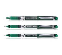 Pilot Hi-Tec V10 - Bolígrafo de punta de aguja (6 unidades), color verde
