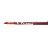 Pilot Bolígrafo roller V-7 tinta líquida punta media rojo