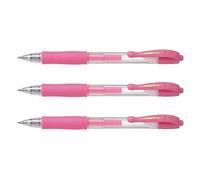Pilot - Lote de 3 bolígrafos tinta de gel G2 07 PTE media rosa Pastel