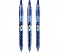 Pilot - Lote de 3 bolígrafos tinta gel B2P, punta mediana de 0,7 mm, trazo de 0,4 mm, color azul