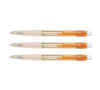 Pilot - Lote de 3 portaminas recargables H-185 (0,5 mm), color naranja