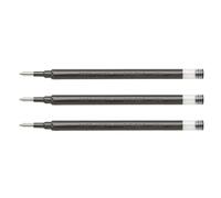 Pilot - Lote de 3 recambios BLS-G2-7 de gel para bolígrafo G2/Alphagel punta 0,7, color negro