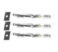 PILOT Lote de 3 recambios para bolígrafo de gel G2-0.5, color negro