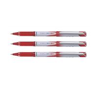 Pilot - Lote de 3 rotuladores 05, tinta líquida, punta fina, color rojo