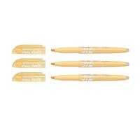 Pilot - Lote de 3 subrayadores Frixion Light Soft PTE bisel 3,8 mm, color naranja pastel