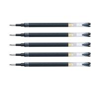 PILOT Lote de 5 recambios para bolígrafos roller VBALL 7 RT, color negro
