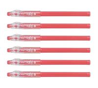 Pilot - Lote de 6 bolígrafos de punta media, color rosa y coral
