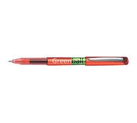 Pilot - Lote de 6 bolígrafos de tinta líquida Greenball 7 PTE media rojo