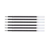 Pilot - Lote de 6 recambios para bolígrafo BRFV-10 M, color negro