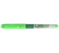Pilot - Lote de 6 subrayadores de bolsillo V-Light punta biselada, tinta líquida, color verde