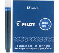 Pilot Namiki IC100 - Cartucho de tinta para pluma estilográfica, azul, 12 cartuchos por paquete (paquete de 2)