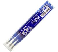 Pilot Pack 3 Recambios para Bolígrafo Frixion Ball/Clicker Tinta Borrable Azul