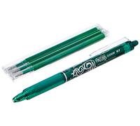 Pilot - pack Boligrafo mas 3 recambios de tinta de gel, termosensibles, de punta mediana y color verde.