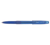 Pilot Pen Bolígrafo Supergrip G punta fina 0,7 mm con tapa azul Paquete 12 unidades