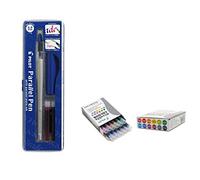Pilot Parallel Pen Lote 1 Pluma Caligráfica plumin 6.0mm Recargable + Caja con 12 Recambios Surtidos Pluma