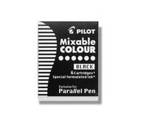 Pilot cartucho de tinta paralelo negro juego de 2