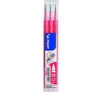 Pilot Pen Recambio bolígrafo Frixion tinta borrable 0,7 mm coral 3 unidades